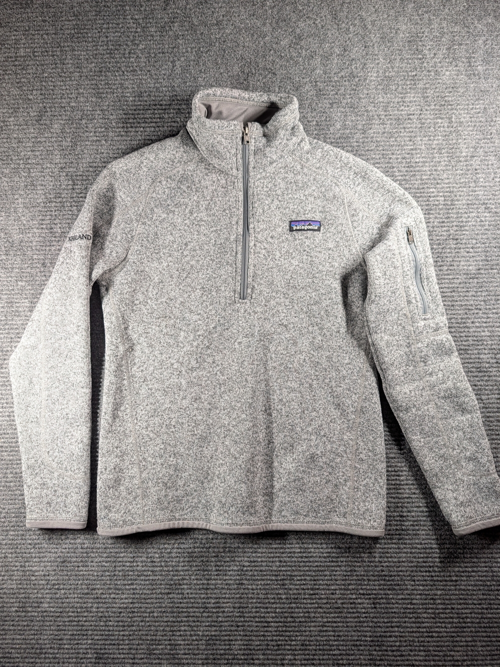 Patagonia Women’s 1/4 Zip Better Sweater Fleece Heather Gray Size Sm. Pullover